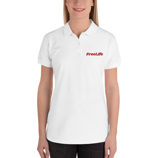 FL Lady Polo-Shirt bestickt